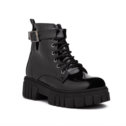 Botas Bottles - Negro Charol - Tienda Nébula