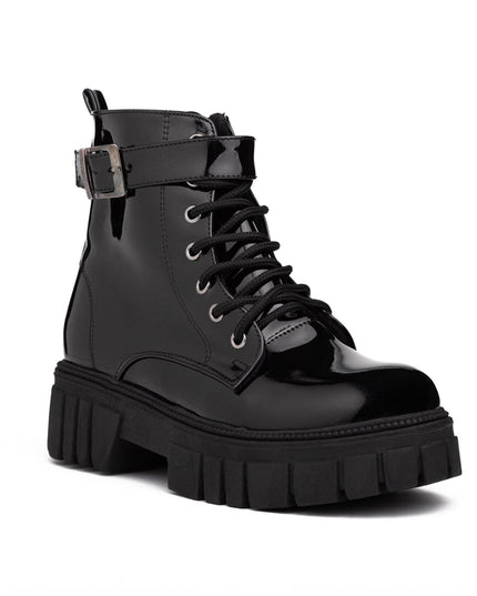 Botas Bottles - Negro Charol - Tienda Nébula