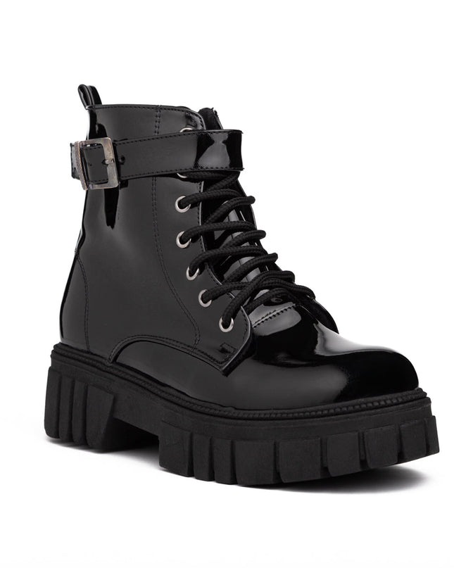 Botas Bottles - Negro Charol - Tienda Nébula