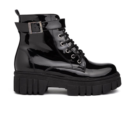 Botas Bottles - Negro Charol - Tienda Nébula