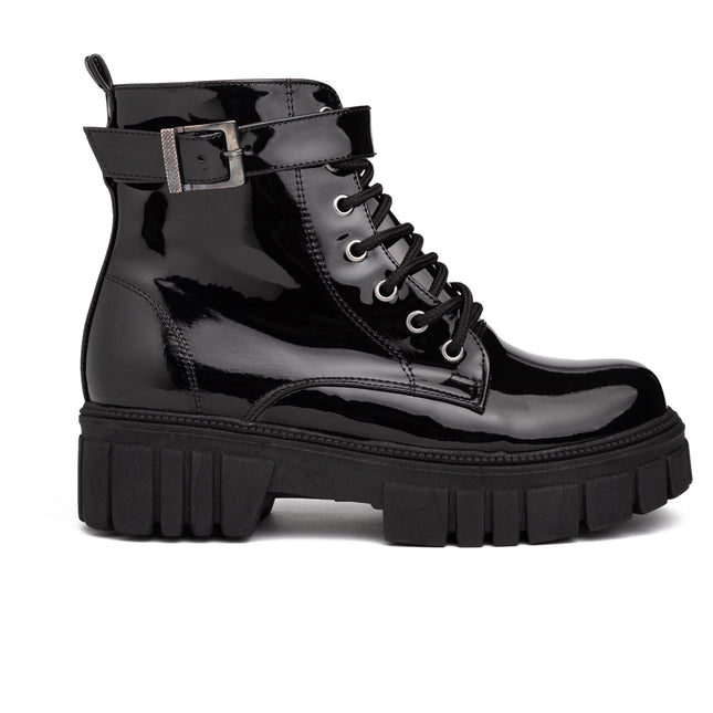 Botas Bottles - Negro Charol - Tienda Nébula