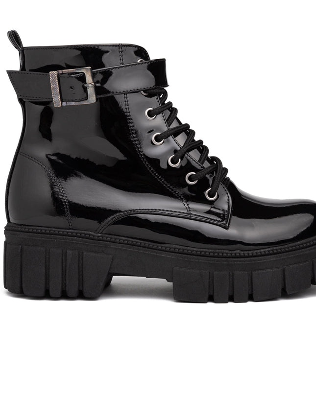Botas Bottles - Negro Charol - Tienda Nébula