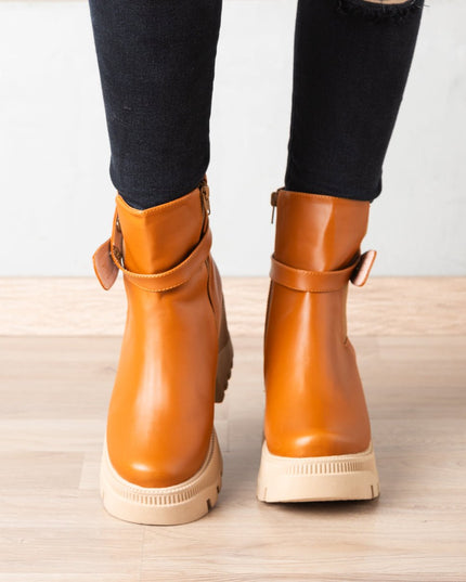 Botas Buttom - Camel - Tienda Nébula