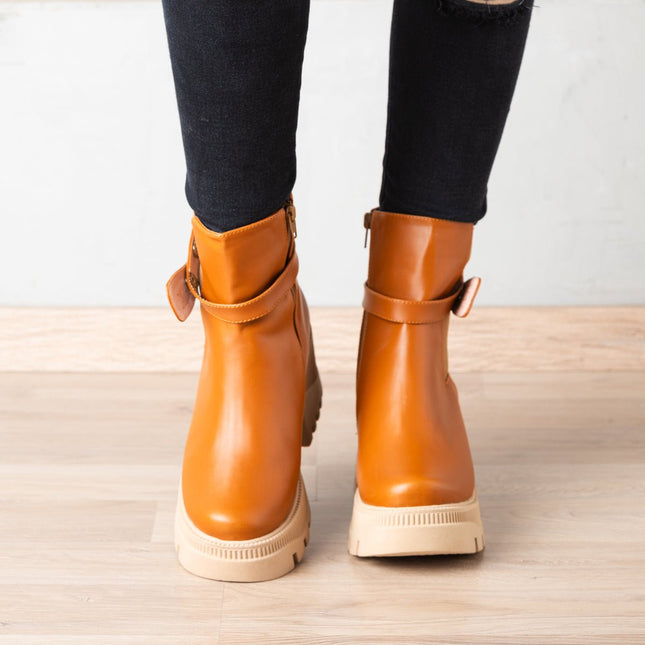 Botas Buttom - Camel - Tienda Nébula
