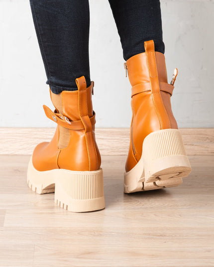 Botas Buttom - Camel - Tienda Nébula