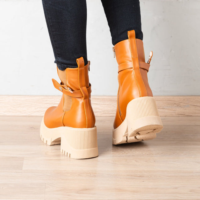 Botas Buttom - Camel - Tienda Nébula