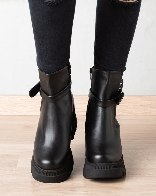 Botas Buttom - Negro - Tienda Nébula