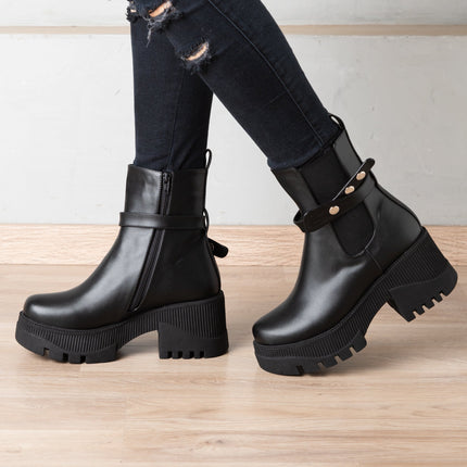 Botas Buttom - Negro - Tienda Nébula