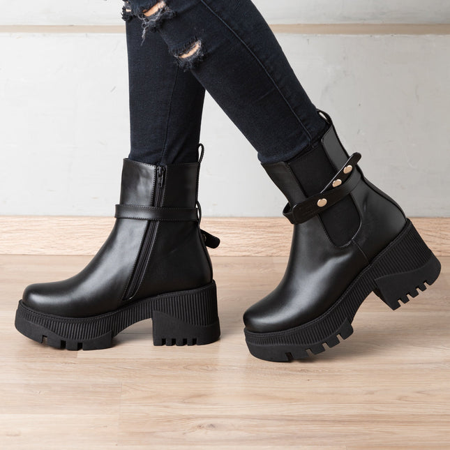 Botas Buttom - Negro - Tienda Nébula