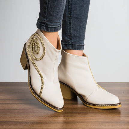 Botas Cromas - Nude - Tienda Nébula