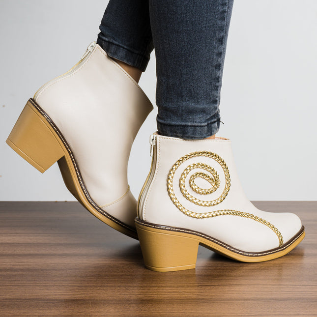 Botas Cromas - Nude - Tienda Nébula
