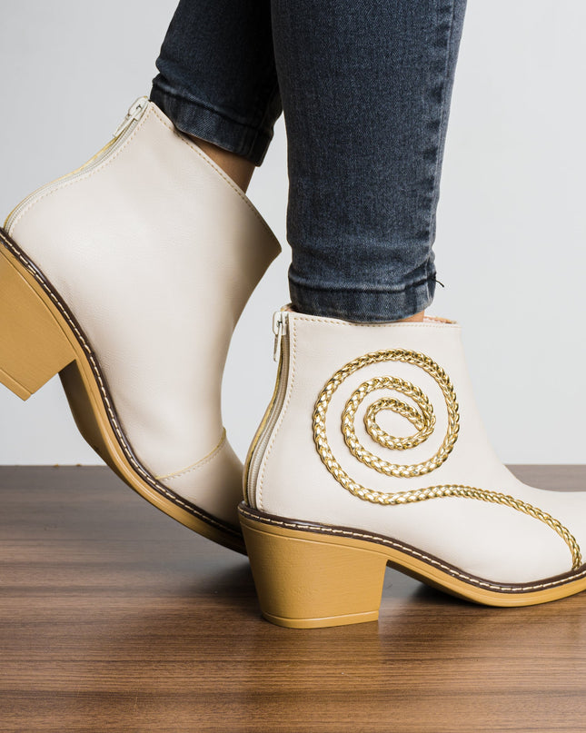 Botas Cromas - Nude - Tienda Nébula