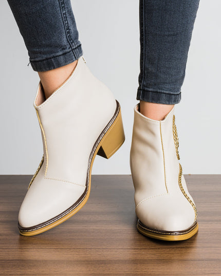 Botas Cromas - Nude - Tienda Nébula