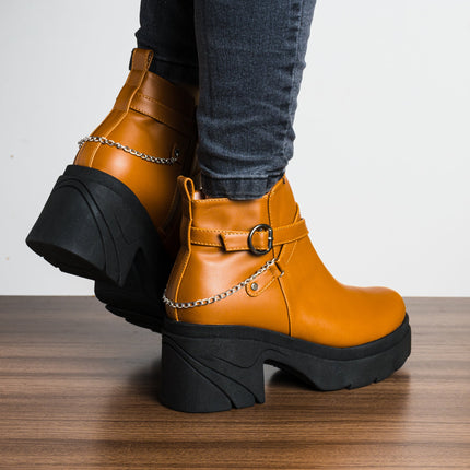 Botas Dania - Camel - Tienda Nébula