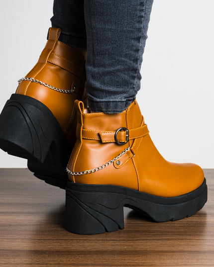 Botas Dania - Camel - Tienda Nébula
