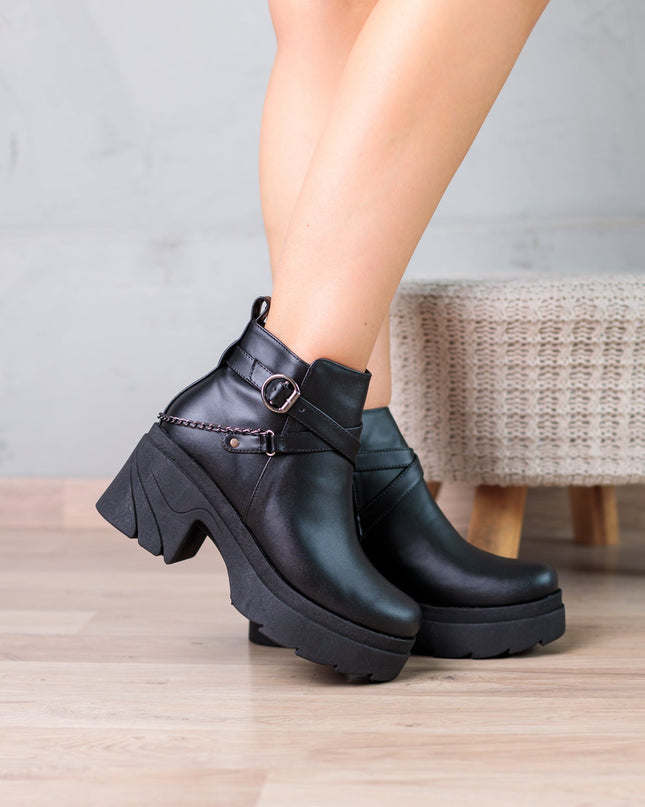 Botas Dania - Negro - Tienda Nébula
