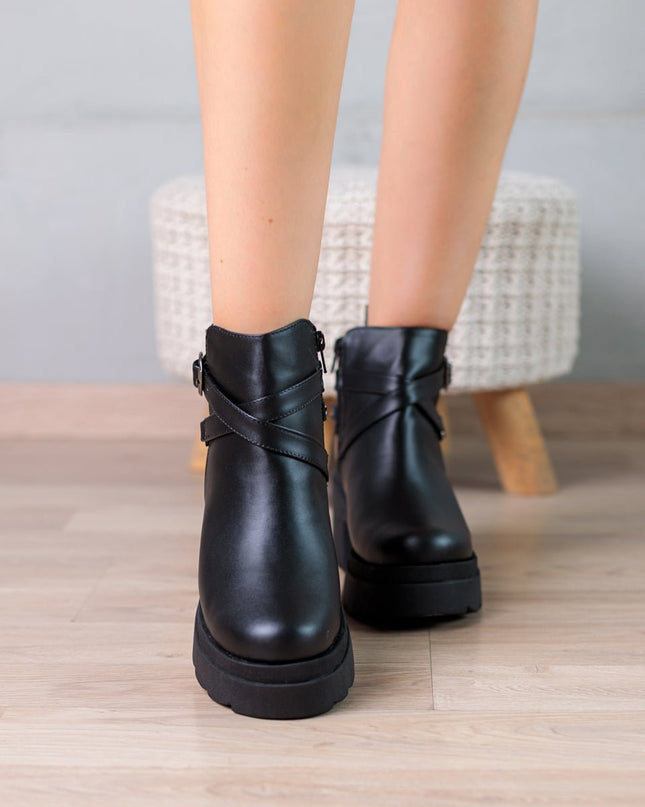 Botas Dania - Negro - Tienda Nébula
