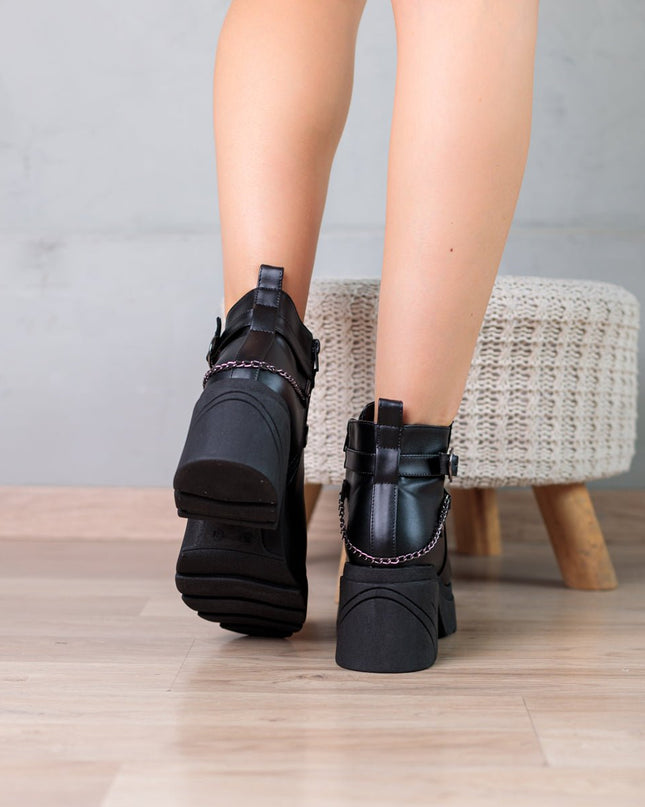 Botas Dania - Negro - Tienda Nébula