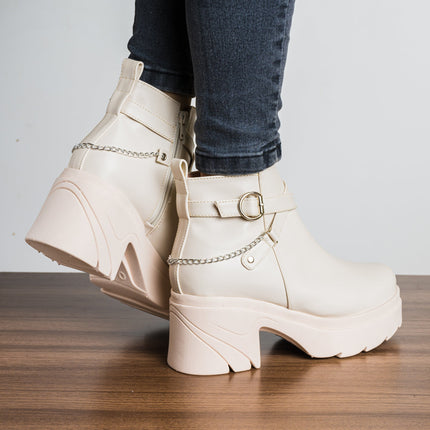 Botas Dania - Nude - Tienda Nébula