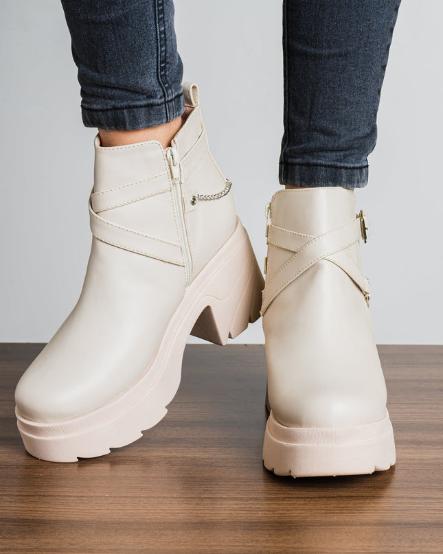 Botas Dania - Nude - Tienda Nébula