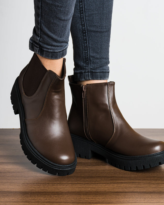 Botas Davida - Marrón - Tienda Nébula