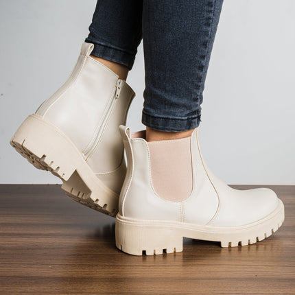 Botas Davida - Nude - Tienda Nébula