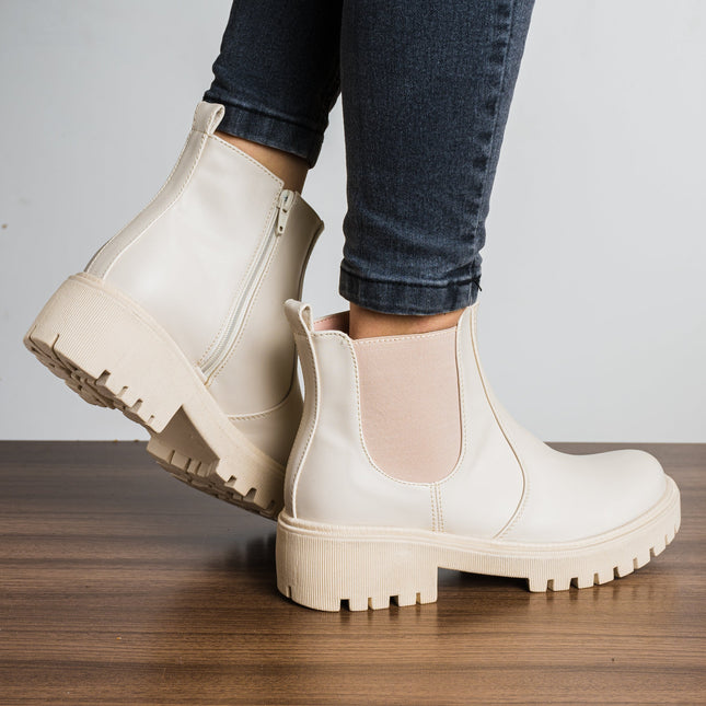 Botas Davida - Nude - Tienda Nébula