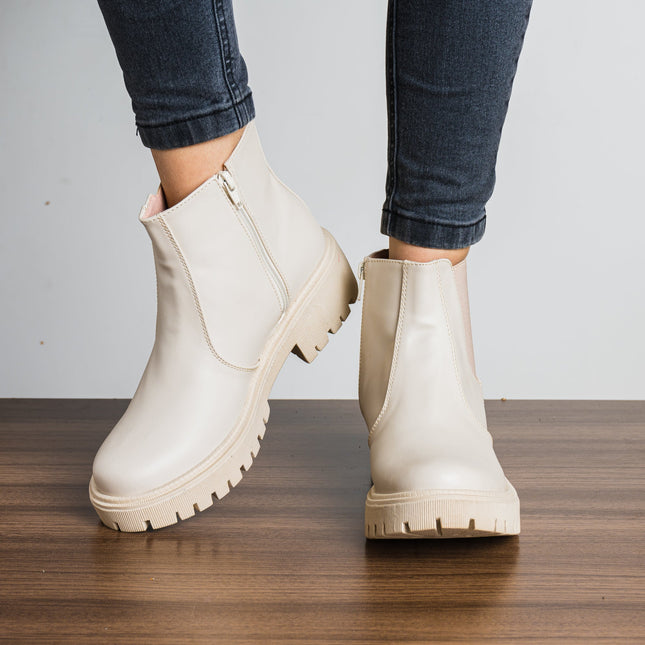 Botas Davida - Nude - Tienda Nébula