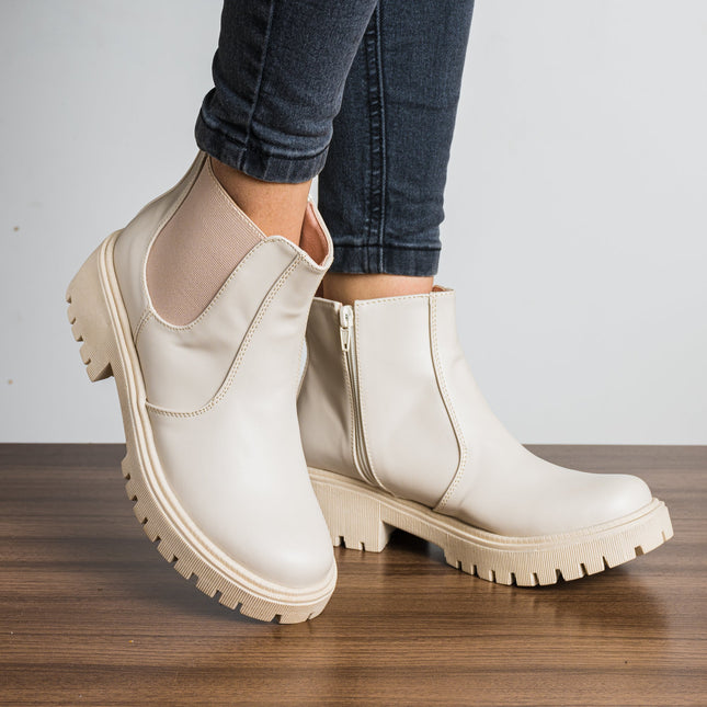 Botas Davida - Nude - Tienda Nébula
