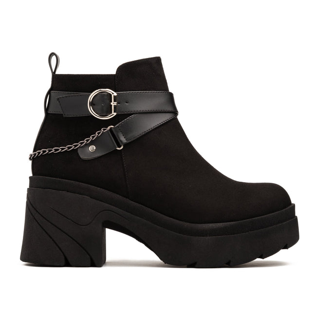 Botas Dimryt - Negro Gamuza - Tienda Nébula