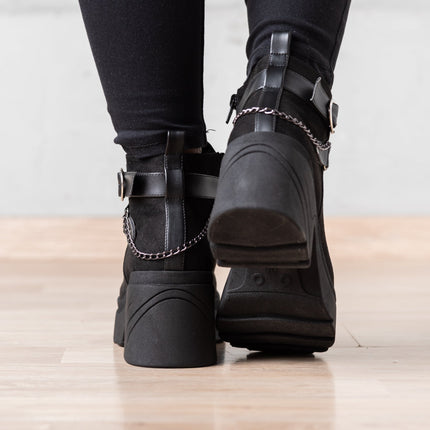 Botas Dimryt - Negro Gamuza - Tienda Nébula