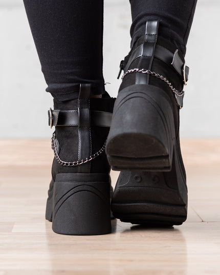 Botas Dimryt - Negro Gamuza - Tienda Nébula
