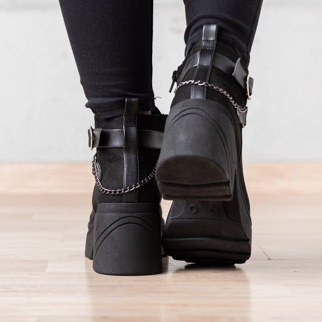 Botas Dimryt - Negro Gamuza - Tienda Nébula
