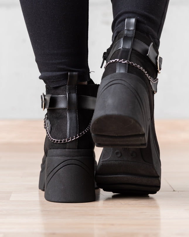 Botas Dimryt - Negro Gamuza - Tienda Nébula