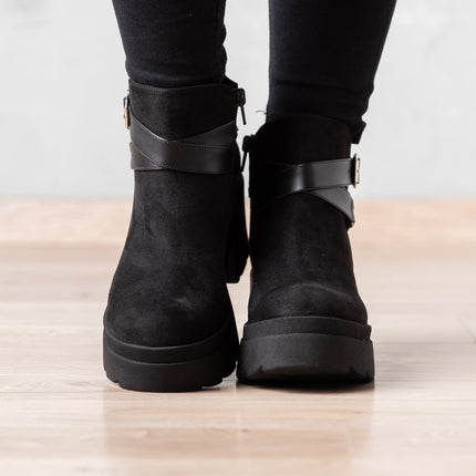 Botas Dimryt - Negro Gamuza - Tienda Nébula