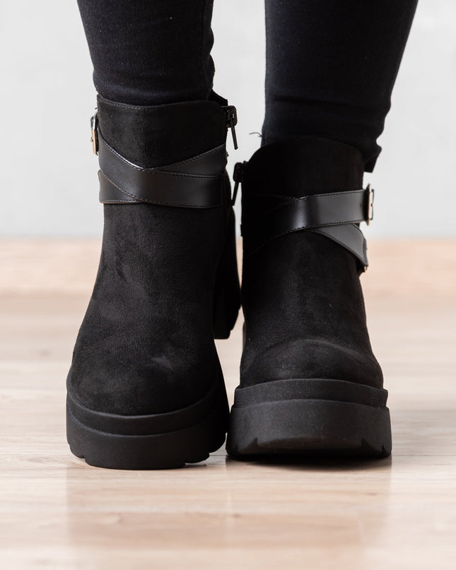 Botas Dimryt - Negro Gamuza - Tienda Nébula