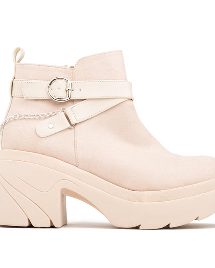 Botas Dimryt - Nude Gamuza - Tienda Nébula