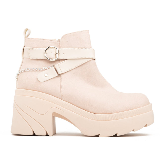 Botas Dimryt - Nude Gamuza - Tienda Nébula