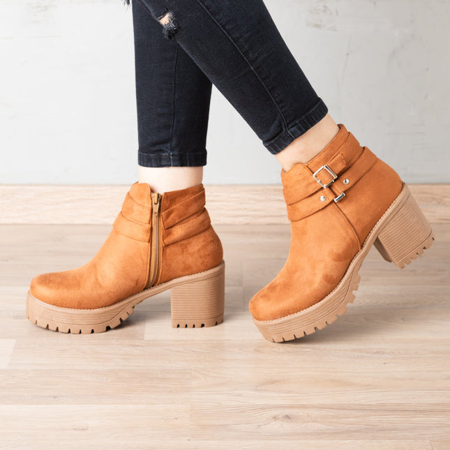 Botas Donia - Camel - Tienda Nébula