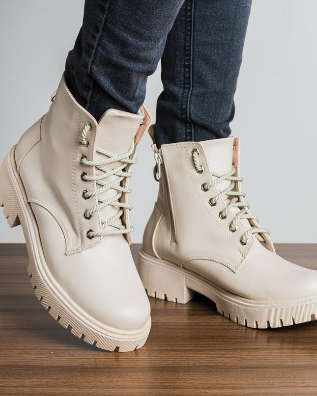 Botas Edna - Nude - Tienda Nébula
