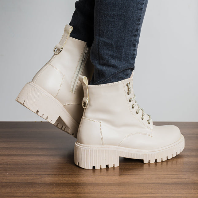 Botas Edna - Nude - Tienda Nébula