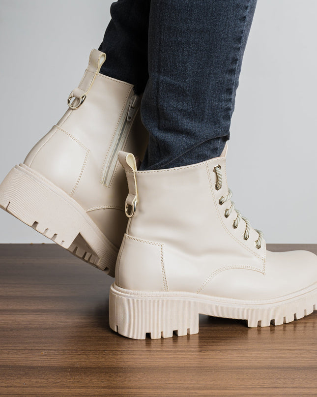 Botas Edna - Nude - Tienda Nébula