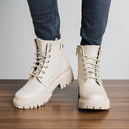Botas Edna - Nude - Tienda Nébula