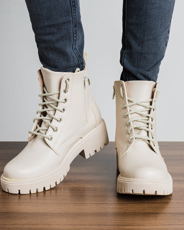 Botas Edna - Nude - Tienda Nébula