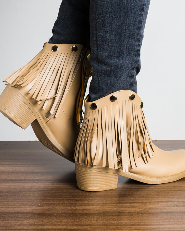 Botas Ekaterina - Beige - Tienda Nébula