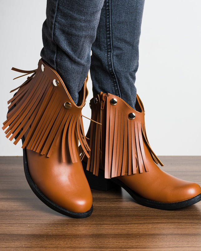 Botas Ekaterina - Camel - Tienda Nébula