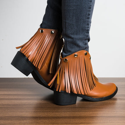 Botas Ekaterina - Camel - Tienda Nébula