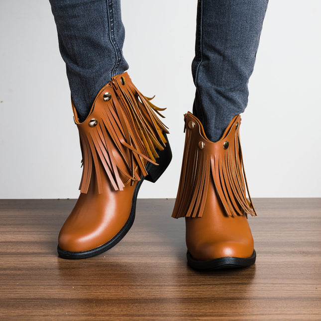 Botas Ekaterina - Camel - Tienda Nébula