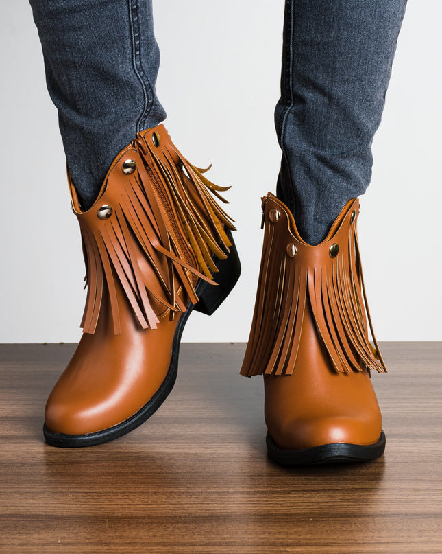 Botas Ekaterina - Camel - Tienda Nébula