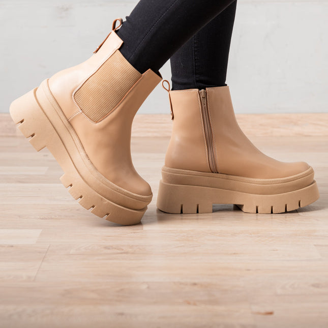 Botas Fishert - Beige - Tienda Nébula